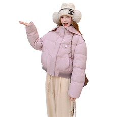 新品针织披肩短款羽绒服50白鸭绒2C271-9572-P275-K365，女装羽绒服，2C271