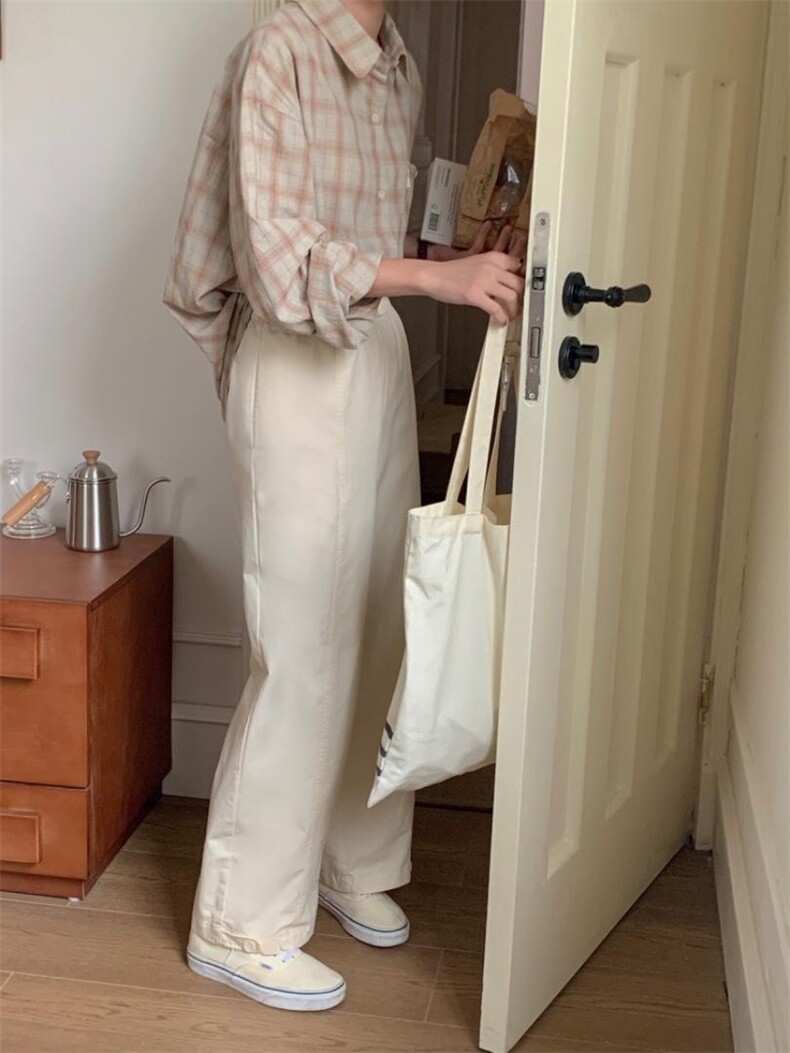 松紧腰直筒裤包容性强，其它，DAP