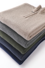 秋冬新款男士羊毛衫舒适时尚百搭大翻领毛衣简约大气长袖针织衫，男装羊毛衫，牧圣羊绒