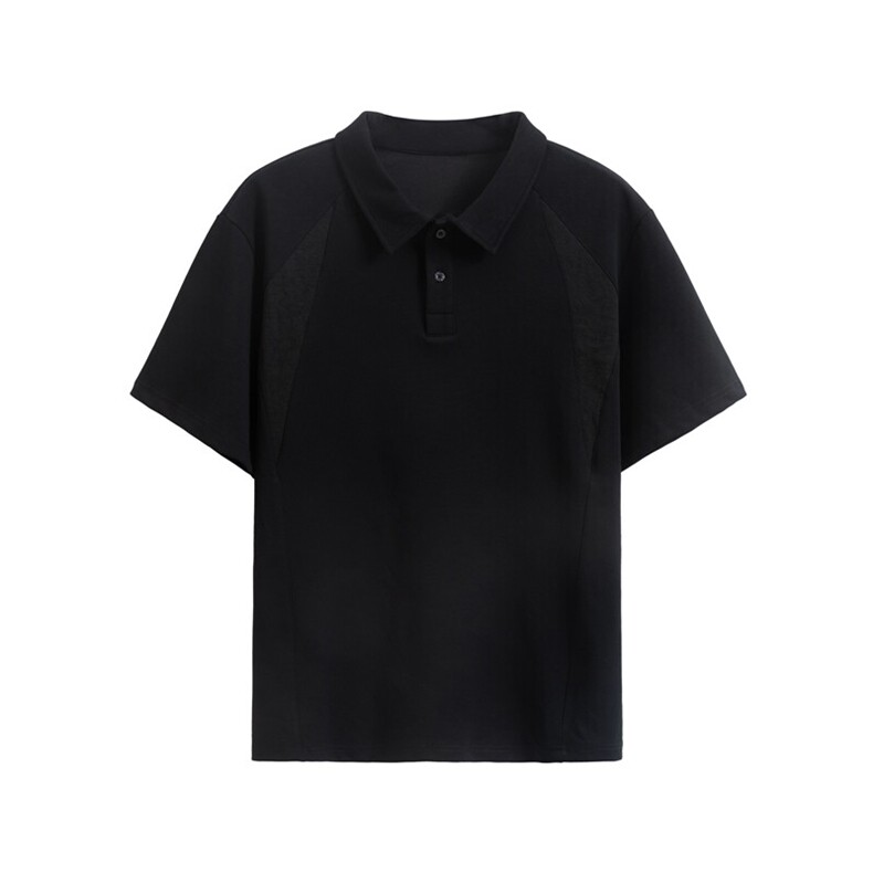 夏季新款港风日系轻熟风正肩POLO领短袖T恤男XZ213-TX18-P35控58,男装T恤,星座213