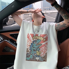 ！2025夏季新款男士麂皮绒背心情侣无袖T恤上衣TLBX20特P18，男装背心/马甲，电商B220