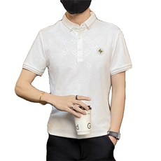 PL053-P45夏季短袖t恤男百搭休闲Polo衫修身潮流翻领男装半截袖，男装Polo衫，电商D310B