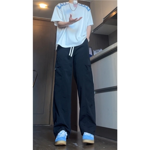 夏季新款户外工装冰丝透气百搭宽松休闲裤B315-K24227-特p35控68图片