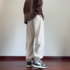 秋冬潮牌个性标痞帅运动宽松百搭设计感裤子XZ301b-2-CK709P32，男装休闲裤，星座301B-2（原A443-1）