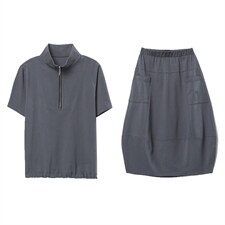 新款减龄时尚短袖卫衣休闲运动套装，，女装运动套装，涵誉