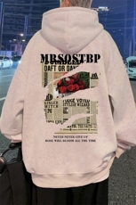 CM03P60加绒65新品重磅纯棉连帽卫衣秋冬外套印花帽衫秋冬外套，男装卫衣，星座304A-1