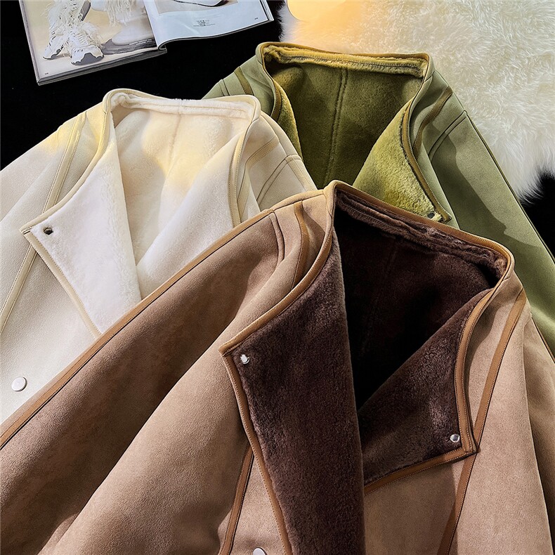 1平铺皮毛一体高级感轻奢机车大码M-5XL棉服外套男8708P158控228，男装棉衣，星座226-2