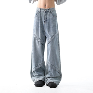 903-AK113-特P65【89】 S-XXL 设计走线牛仔裤！4图片
