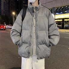 F584P90秋冬季高级棉服男生立领宽松大码棉衣港风复古袄子，男装棉衣，星座512-6