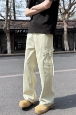 现货！口袋伞兵工装裤男女直筒宽松街头休闲Vintage长裤1220/p58，男装休闲裤，电商B381-2
