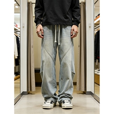 设计款牛仔裤男生长裤A150-P45，男装牛仔裤，电商D312