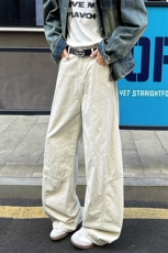 8XL-M工装裤男秋季日系男直筒宽松阔腿休闲弯刀裤子男K9177P65，男装工装外套，电商D206-1