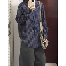 复古格子衬衫ZC0103-特批44，男装衬衫，星座313A(原308A-2)
