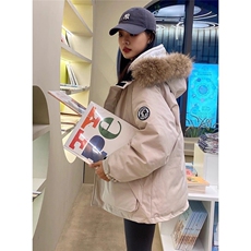 【升级款】派克服工装羽绒棉服oversize面包服外套Y902-P110网图，男装棉衣，电商B245