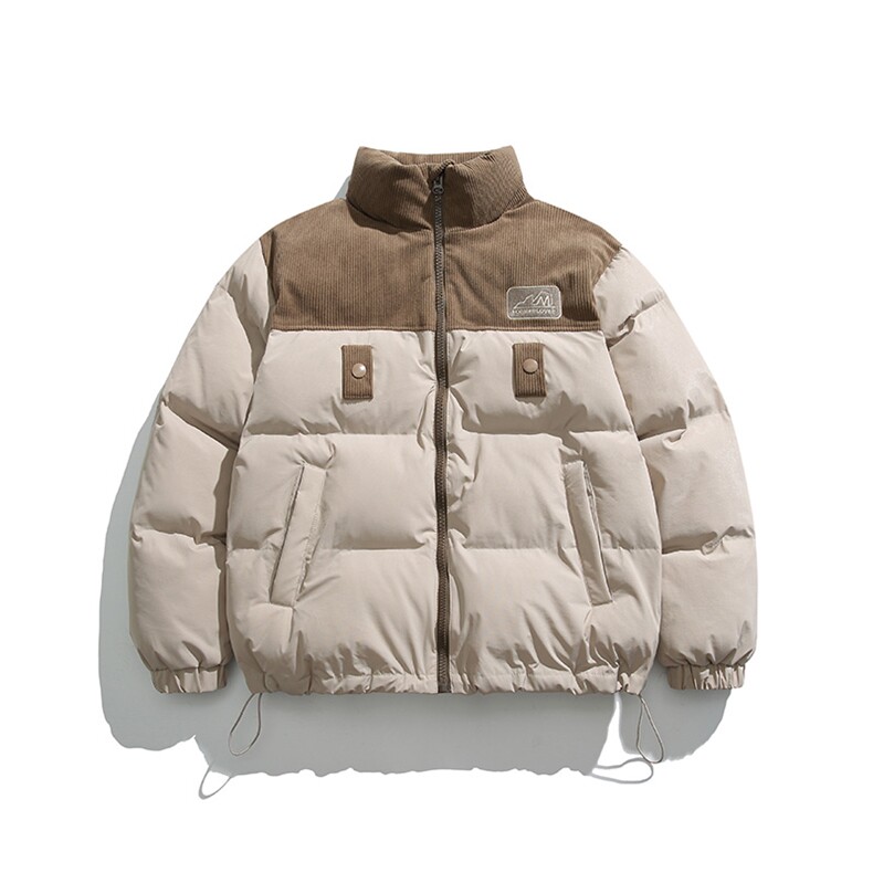 2026冬季新款男日系潮牌拼色宽松休闲棉服加厚外套MY378-F146,男装棉衣,电商A101（原外27）