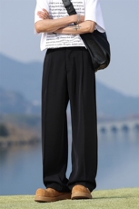 西裤男款2025新款夏季直筒垂感西装裤男士宽松休闲长裤Q819-P40，男装西裤，星座610（原A335）