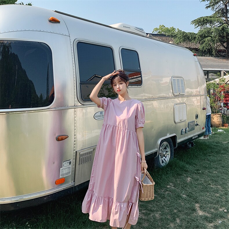 2021新款粉色连衣裙Z189P90K138,女装连衣裙,浙宝296A