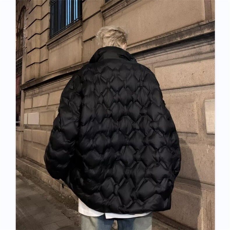 棉服外套男韩版潮流高街帅气冬季保暖2024新款ins棉衣MF139-P92,男装棉衣,星座412-3