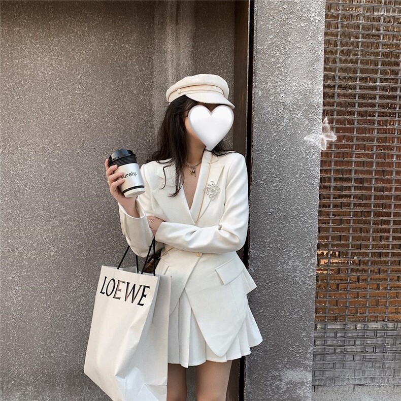 1199不规则西装套装，女装西装，XTZ style