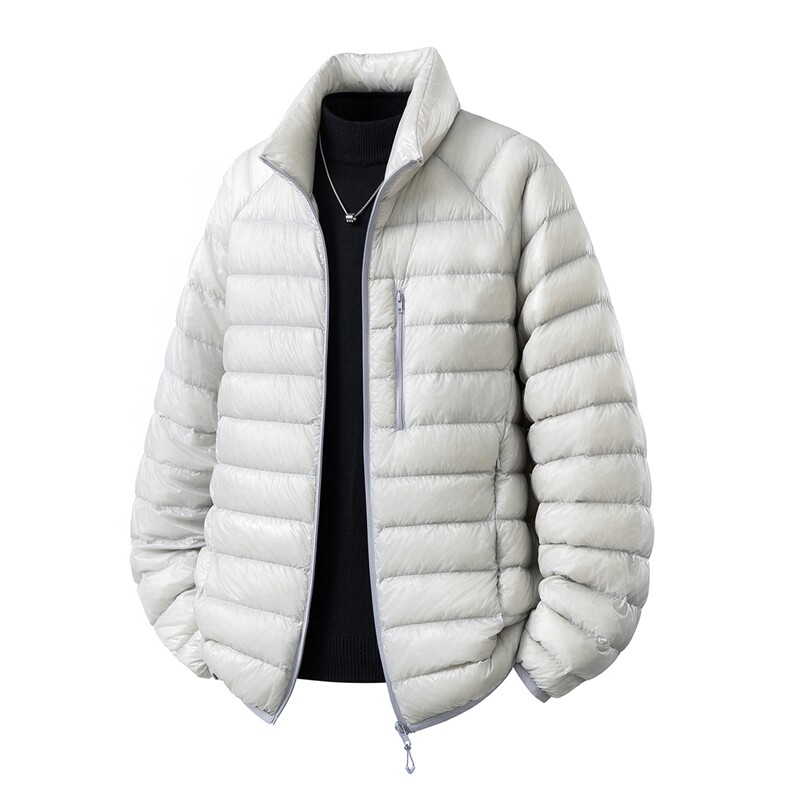 可二开轻便90绒白鸭绒M-5XL大码锦纶羽绒服男78188P238控328，男装羽绒服，星座227-7