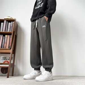 K2551-P45 M-8XL2025秋季新款大码束口休闲裤 控89图片