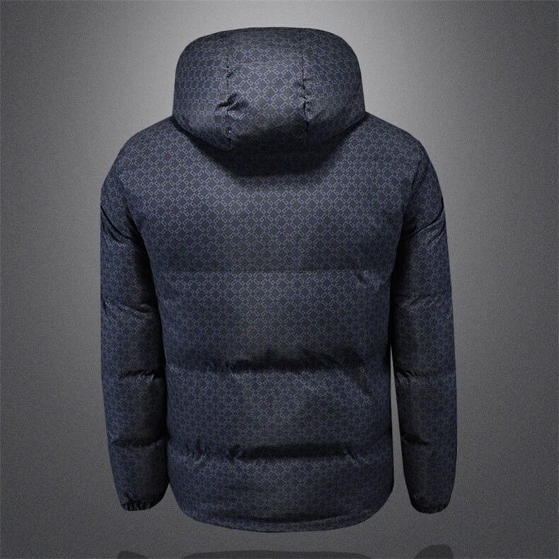 2025冬季新款男士连帽棉服6077-72699-P180假模,男装棉衣,钱塘6015（原D203）