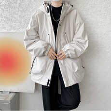 J745-P50冲锋衣外套男款春秋季2025新款冬户外登山服潮牌，男装夹克，电商B323A