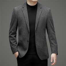 秋冬时尚新款男士商务休闲西服韩版西装修身单西外套QS3251-P165，男装西服套装，星座1105-3