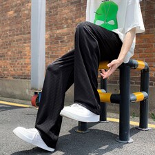 休闲百搭休闲裤2022网红新款纯色韩版痞帅直筒九分裤K2223P35，男装休闲裤，星座1116-2