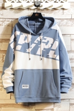 外贸跨境7XL-M加肥加大码连帽卫衣男春秋新款胖子宽松卫衣套头，男装卫衣，钱塘717(原712)
