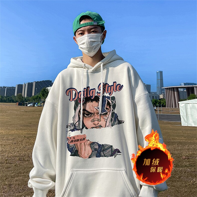 数据500克重磅秋冬美式加绒加厚卫衣外套Y160常规特P35绒P40,男装卫衣,电商A486