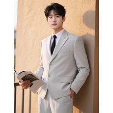英伦风商务西服外套男西装修身时尚婚礼西服大码S-5XLJAK017P68，男装西服套装，星座1013-1