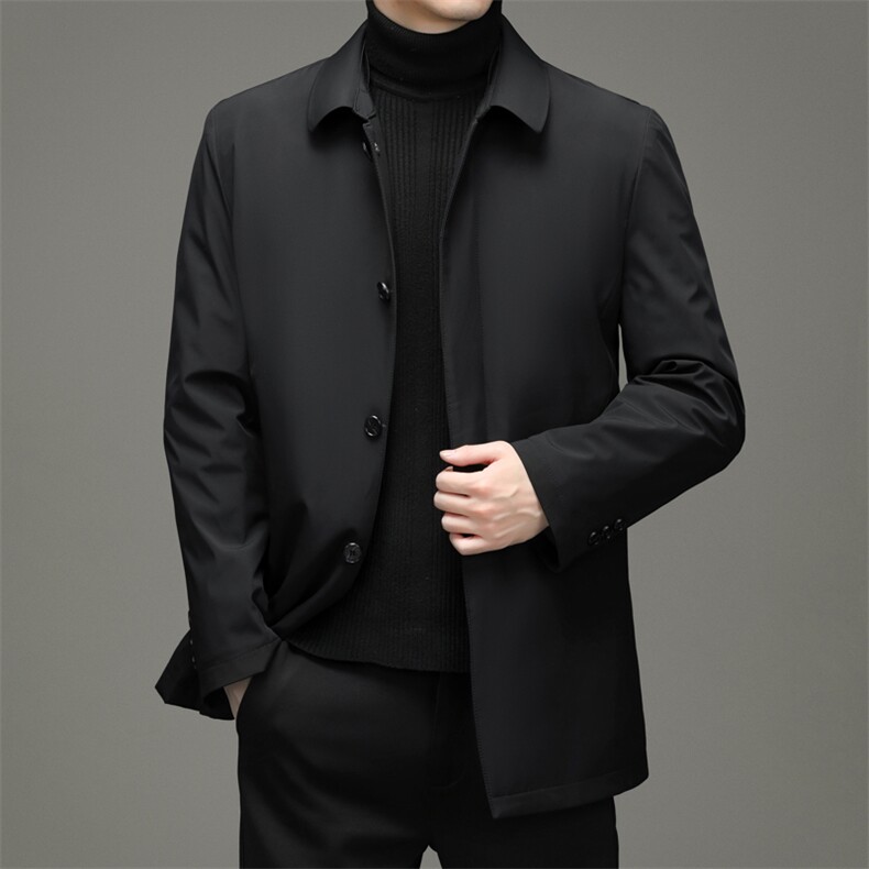 CXYF59552钱塘2020-2冬季厚款时尚休闲中年男士商务夹克外套P180,男装夹克,钱塘207-2