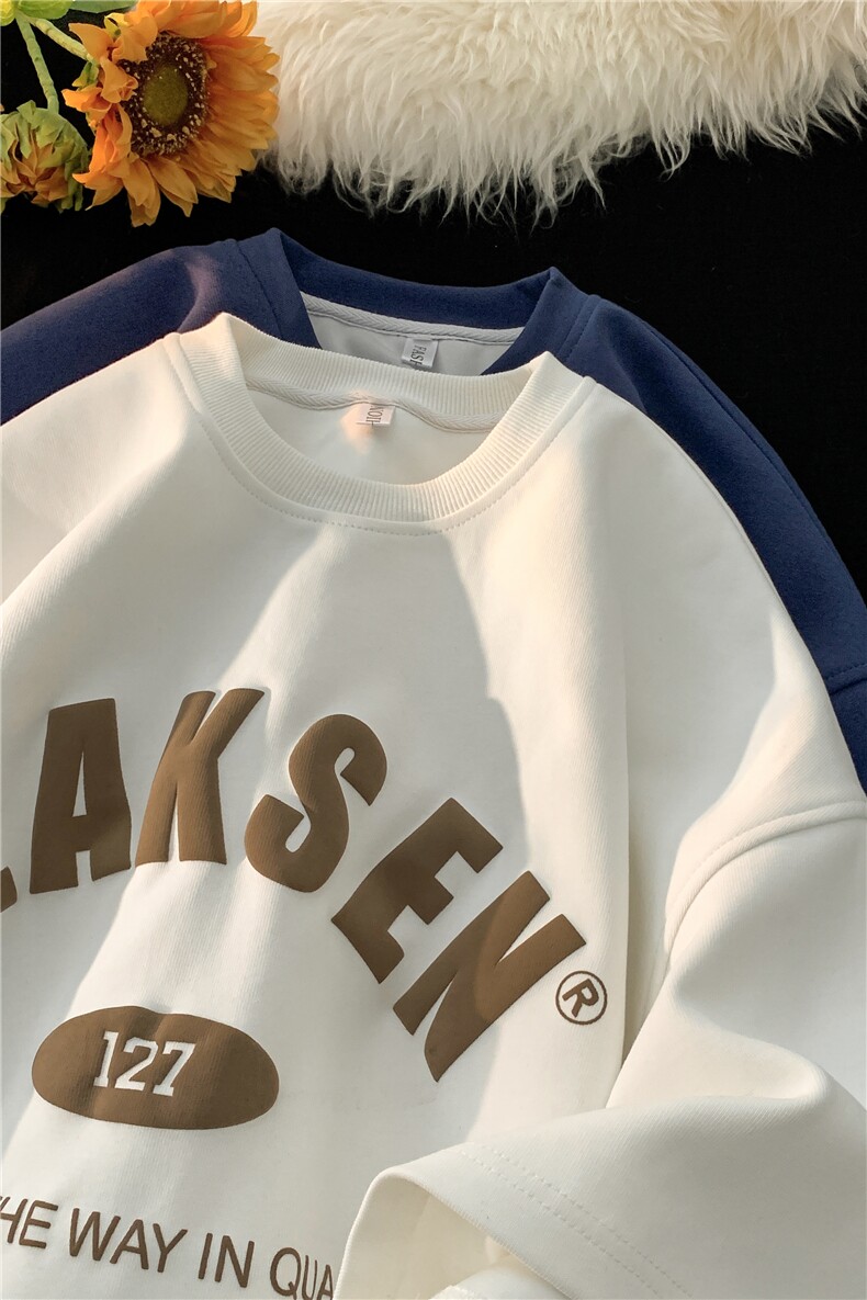 2023夏季新款日系字母印花T恤宽松休闲短袖上衣JK23209-p35控48,男装T恤,星座605(原A050)