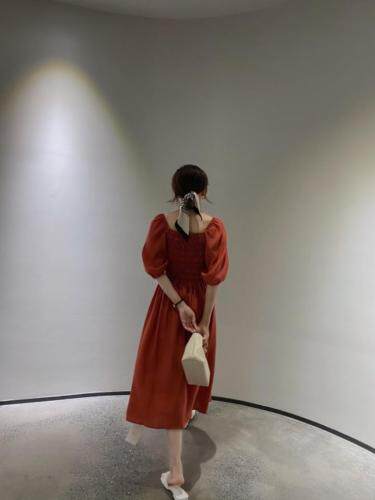 【现货】收腰连衣裙，女装连衣裙，驿谷