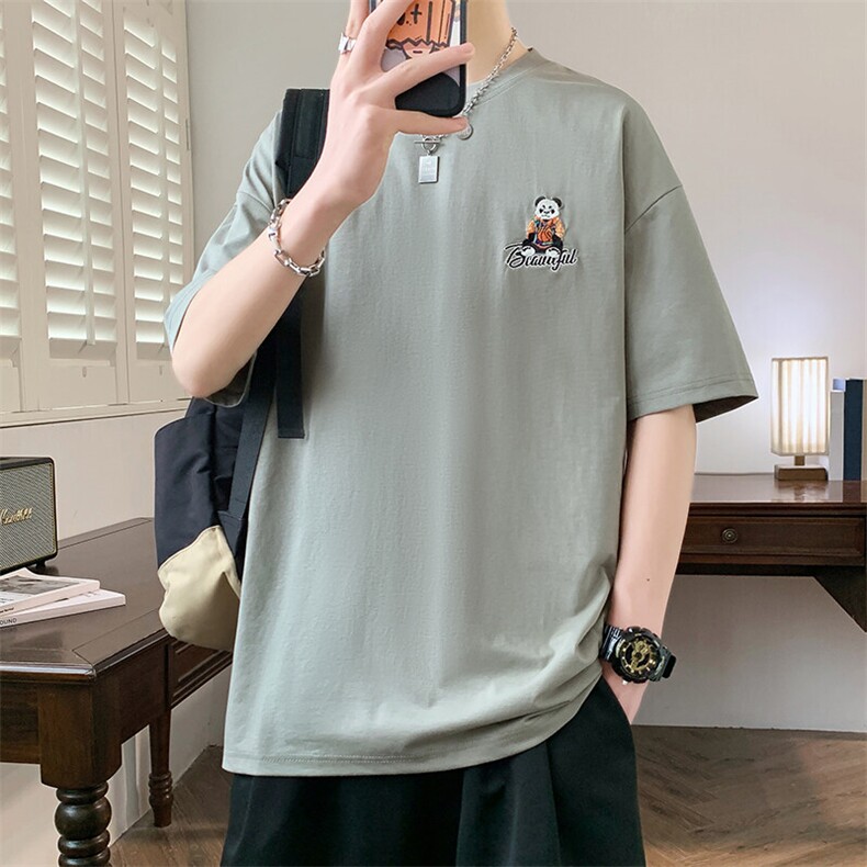 夏季男短袖t恤高品质多工艺发泡印大码T恤衫HF1118-P34,男装T恤,星座1206（原A206）
