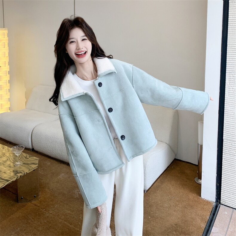 【新款】双面穿皮毛一体外套2C131-696-P185K268,女装短外套,2C131