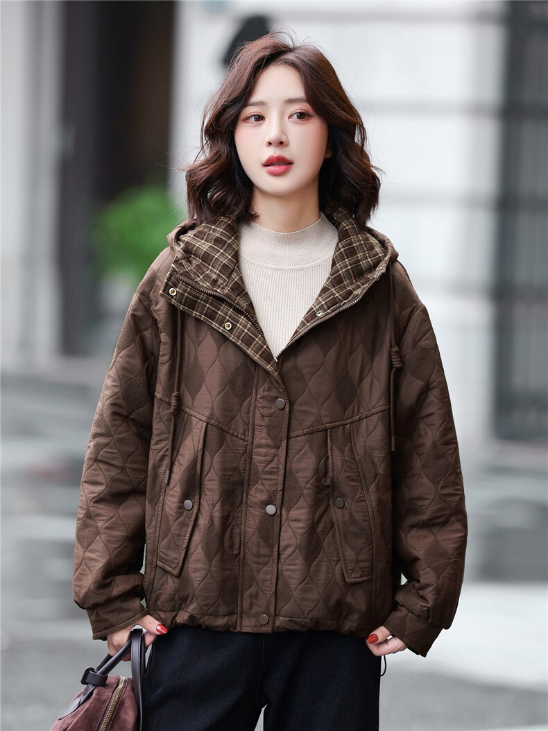 加绒加厚保暖棉衣2025冬季新款,女装棉衣/棉服,玛其路