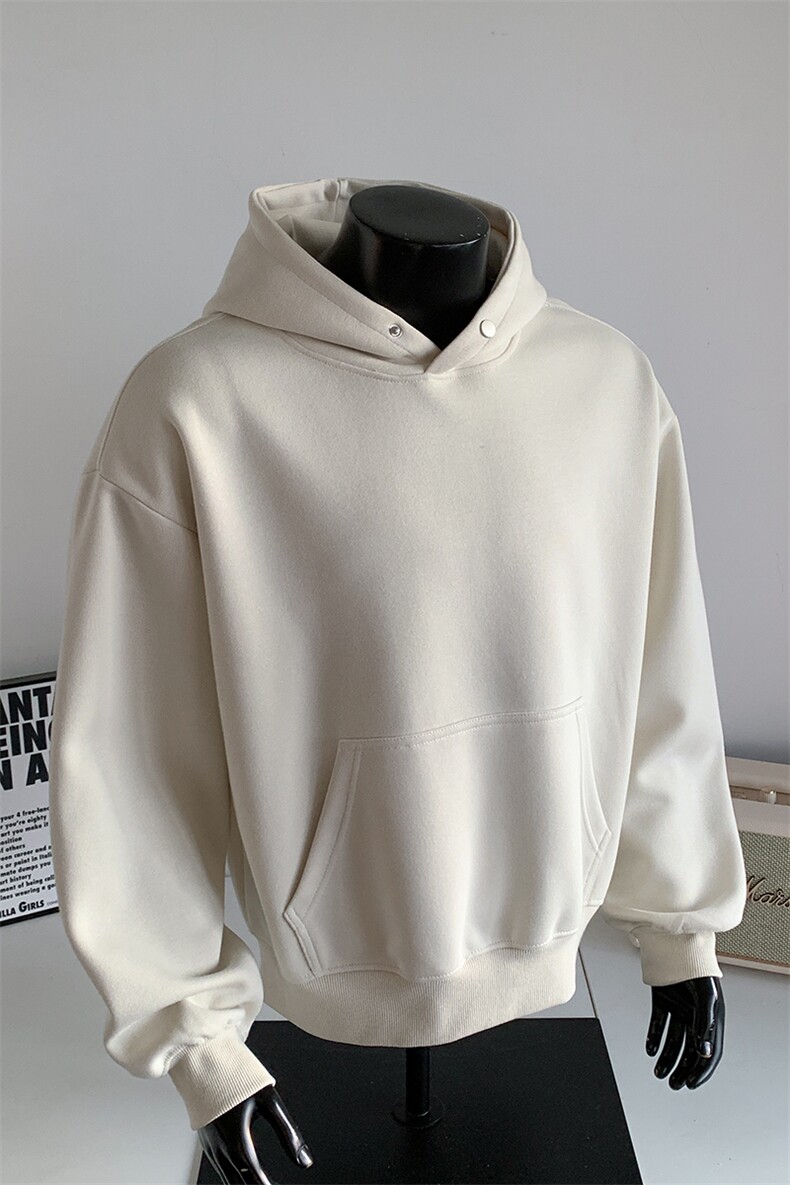 重磅拼接500克结构板连帽卫衣撞色加绒奥粒绒外套潮RH5323JR-P57,女装短外套,星座610B-1