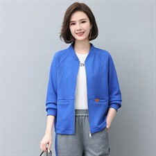 时尚休闲开衫卫衣外套女宽松显瘦百搭长袖上衣春秋新款韩版潮流，女装卫衣/绒衫，依恋蒂丝