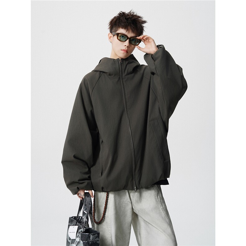 机能风连帽宽松冲锋衣夹克外套男女D309B-JK02-P85,男装夹克,电商D309B