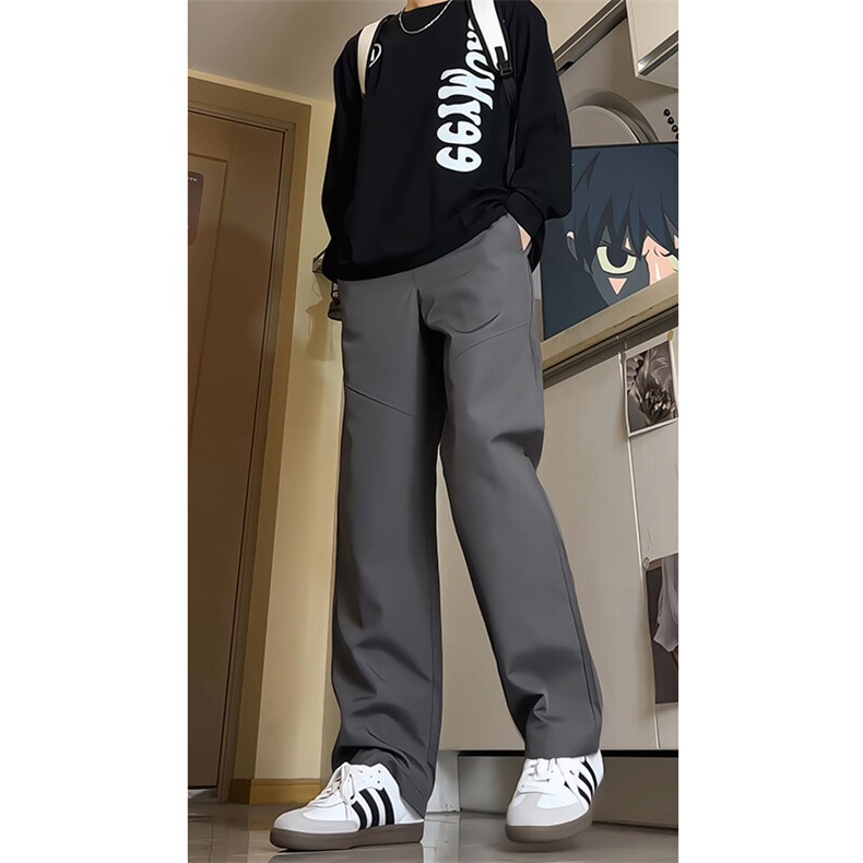 8XL-M春季户外冲锋裤男款薄款登山大码休闲百搭直筒裤子KZ013P50,男装休闲裤,电商B312
