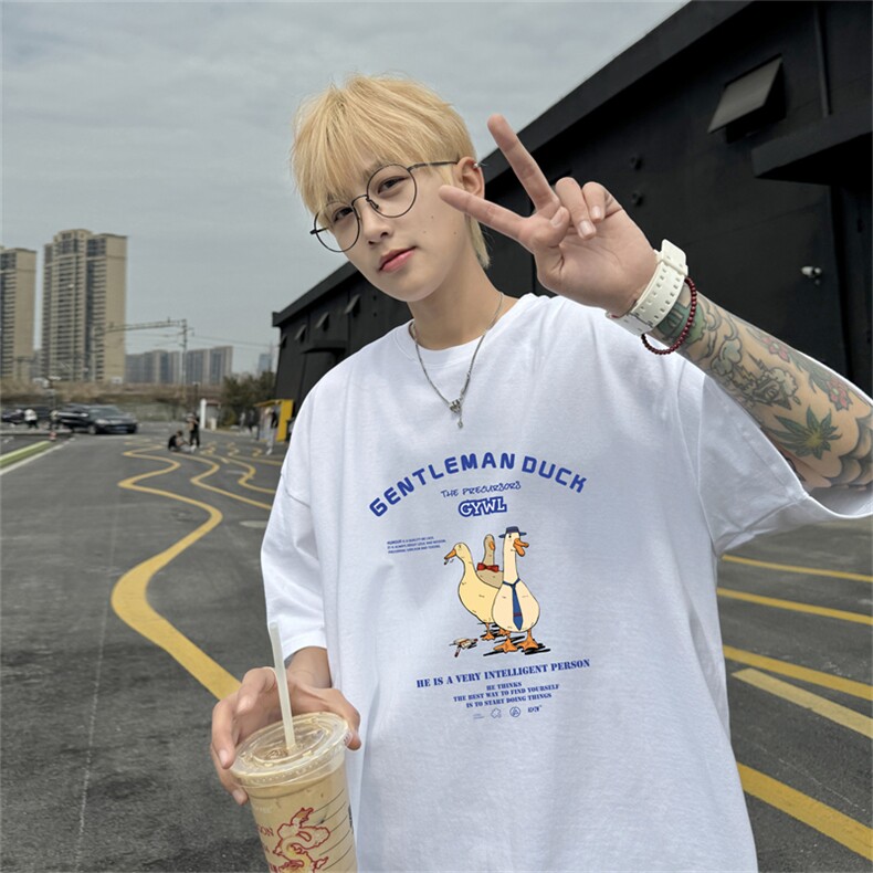 220G夏季新款纯棉圆领短袖T恤DT453-特P19控38,男装T恤,电商B370