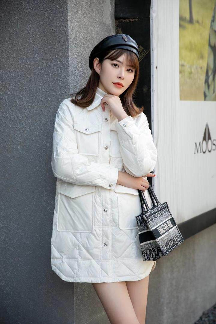 2021新款中长款轻薄羽绒服，女装羽绒服，溪肆