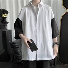 五分袖衬衫春款男港风潮流C00005P30图片