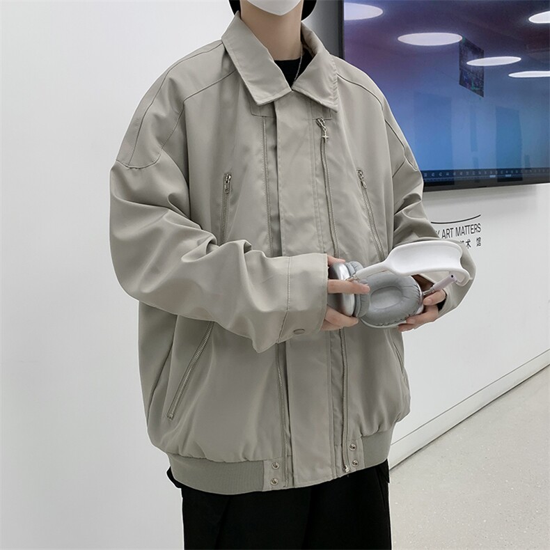 美式复古潮牌宽松百搭外套高街设计感小众翻领夹克男W7869-P64,男装夹克,星座512-4