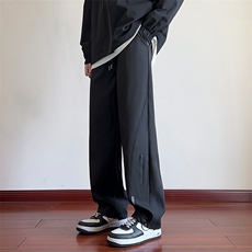 秋季冲锋裤男防水男士休闲裤男宽松束脚直筒长裤A266-KZ8022-P28，男装休闲裤，电商A266