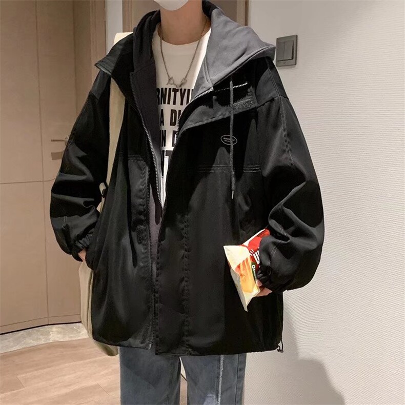 潮流夹克潮男春季连帽夹克J1050P65,男装夹克,星座1116-2