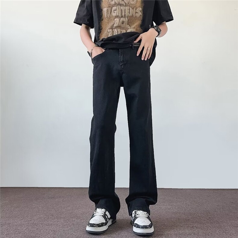 2024美式牛仔裤男款直筒长裤潮N8225P38,男装牛仔裤,星座1116-2