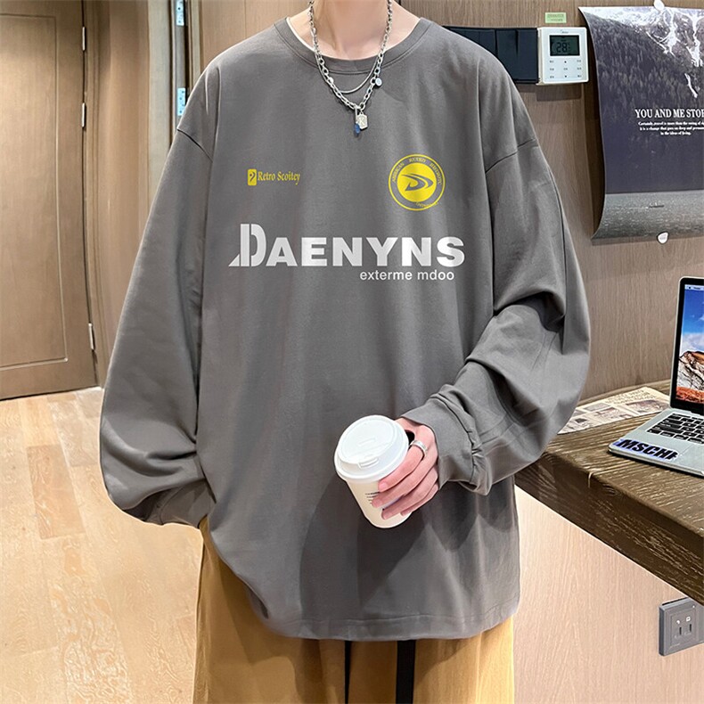 抖音得物供货量大从优可提供视频美式长袖T恤CT730特P25,男装T恤,电商A486-1